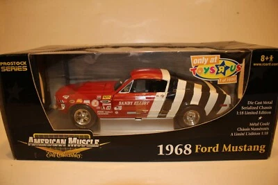 Ertl American Muscle 1968 Ford Mustang Drag Car, Sandy Elliot, 1:18 Scale  - Image 1 of 4