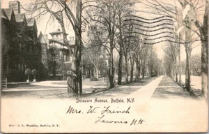 Delaware Ave Buffalo N Y Postcard Posted 1905 [h ] - Picture 1 of 2