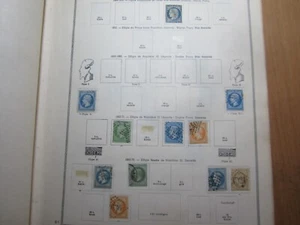 SAMMLUNG FRANKREICH - 1849 BIS 1959 - GESTEMPELT - BEWERTUNG + 1800 EURO - GUTE SERIE - Bild 1 von 24