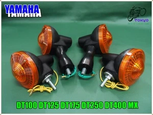 Fit Yamaha DT100 DT125 DT175 DT250 DT400 MX F&R Turn Signal Set  *TO275* - Picture 1 of 5
