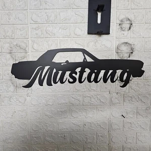 classic Mustang  Metal Wall Art Décor - Picture 1 of 4