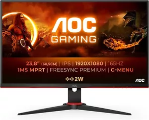 Bildschirm AOC 24G2SPAE 24 " 165Hz Fhd-Ips Zum Spiel Gaming Nerd PC Computer - Bild 1 von 8