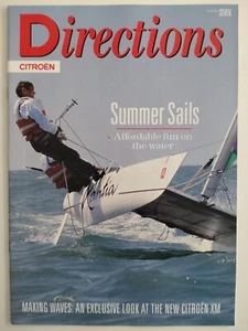 CITROEN DIRECTIONS XM Xantia Electric AX Sailing Boat Magazine Issue No.7 1990s - Picture 1 of 2