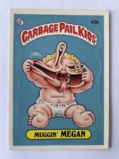 Carte Garbage Pail Kids TOPPS Les Crados GPK  1985 MUGGIN MEGAN 42b