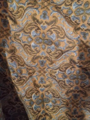 Designer Jacquard Woven Damask Greens/Blue/Turquoise Discontinued Heavy NICE! - Image 1 of 4