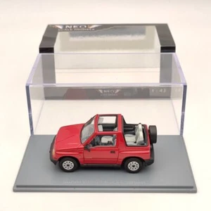 NEO SCALE MODELS 1/43 Suzuki Vitara 1.6 JLX Cabriolet Red Resin Car Limited - Imagen 1 de 7