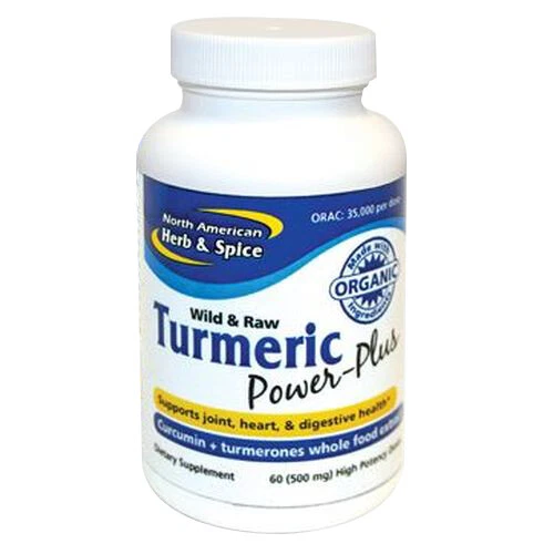 Turmeric Power-Plus 60 Softgels By North American Herb & Spice - Image 1 of 1