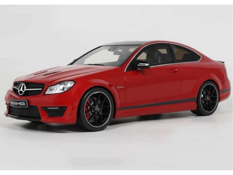 Mercedes-Benz C63 AMG W204 2014 Edition 507 Red-Black Rims 1 18 GT920 GT-SPIRIT