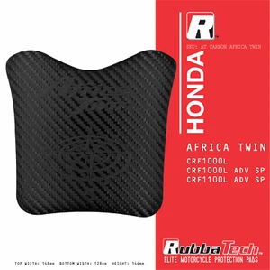 RUBBATECH AT Carbon Tank Pad for Honda Africa Twin 2020 models - Picture 1 of 2