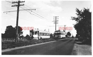 4DD697 RP 1950/60s LEHIGH VALLEY TRANSIT RAILWAY CAR #1030 RIDGE SIDING - Picture 1 of 1