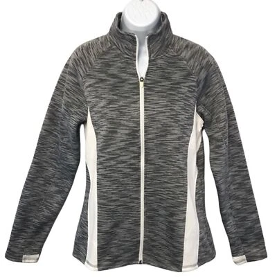 Tek Gear серый и белый полный молнии Athletic Track куртка большой новый без ЯРЛЫКОВ - Изображение 1 из 4