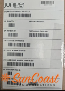 Juniper Networks SFP-1GE-LX Transceiver 740-031850 IPUIA9EMAB - Picture 1 of 4