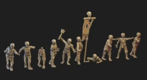 10 Modular Zombies - Ilhadiel Miniatures 28mm - Picture 1 of 3