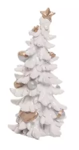 Miniature Fairy Garden Decorated White Christmas Tree #1 - Buy 3 Save $5 - Picture 1 of 1