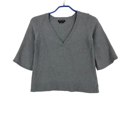 MASSIMO DUTTI Damen 5% Kaschmir V-Ausschnitt Pullover Größe XS - Bild 1 von 4