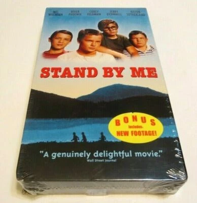 STAND BY ME VHS video tape FACTORY SEALED Stephen King New Movie Reel Watermark - Image 1 of 4