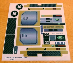 Custom Aufkleber für 42110 Replacement Sticker 42110 - Afbeelding 1 van 1