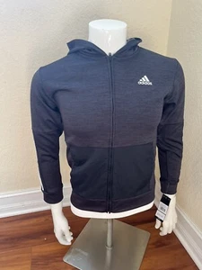 Adidas Boy’s BRAND LOVE ZIP HOODIE Size Medium 10-12 - Picture 1 of 8