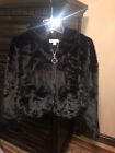 Brand New With tags women’s TOPSHOP Black Faux Fur Jacket - Medium 8/10