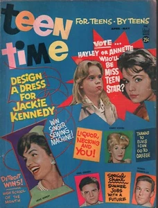 Teen Time Magazine April-May 1962 Anette Funicello Jackie Kennedy 081220AME - Picture 1 of 2