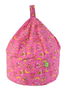 Bolsa de frijoles búhos rosa talla niño algodón con frijoles por frijoles perezosos - Imagen 1 de 1