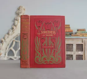 Rare Antique Old Book Sorceress Rome 1907 Gothic Christian Mystic Ritual Italy ⭐ - Picture 1 of 24