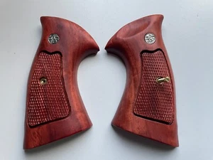 Empuñaduras Rehechas Compatibles para S&W N, Empuñaduras Cuadradas para Revólver a Culata, Espalda Abierta - Imagen 1 de 7