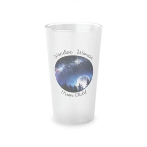 Moon Child Frosted Pint Glass, 16oz - Picture 1 of 7