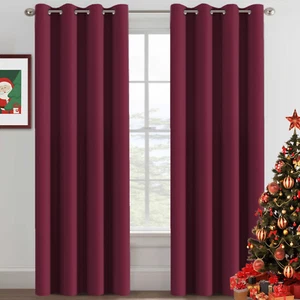 Blackout Curtains for Bedroom 84 Inches Length Thermal Insulated Window Curtains - Picture 1 of 12