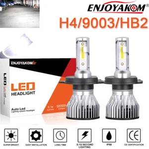 9003 H4 HB2 LED Faros Bombillas Alta Baja Kit Super Blanco 6000K 4000LM 40W - Imagen 1 de 12