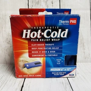Thermi Paq Clay Therapy Hot Cold Pain Relief Wrap with Pouch, 6"x12" - Picture 1 of 2