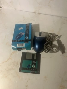 Connect 3 Button Wheelmouse With Original Floppy Disk!Vintage! - Photo 1/8