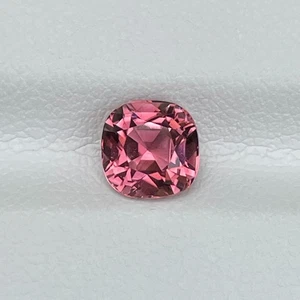 Natürlicher rosa Turmalin 1,53 kt Edelstein Kissenschliff Fassung Schmuck Ring - Bild 1 von 6