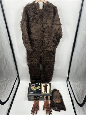 RARO Disfraz De Colección Rubíes Adulto De Lujo Animal Lobo EE. UU. 1988 *LEER * Edición Máscara Foto 1 de 4