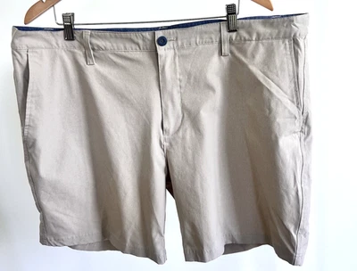Tori Richard Shorts Mens 42 Sand Tan Performance Stretch Golf Chino UPF - Image 1 of 4