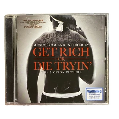 Get Rich Or Die Tryin' CD 50 Cent Soundtrack Hip Hop Rap Album 2005 Movie - image 1 of 4