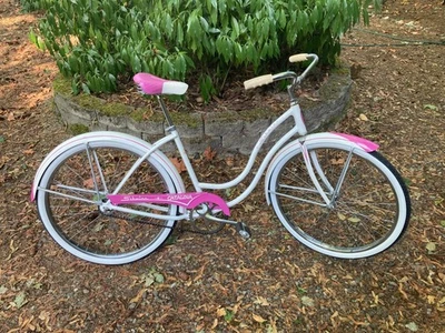 1959 Schwinn Catalina Gorgeous Original Rose/White Girls Vintage Bicycle - Image 1 of 4