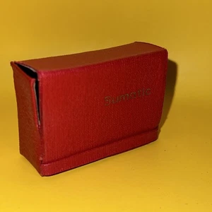 Hülle Etui für DDR Reisewecker Miniatur-Uhr Ruhla Sumatic Schutzhülle Rot - Bild 1 von 5