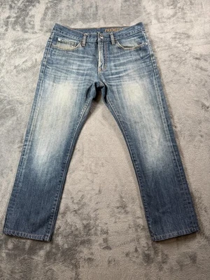 Gap Jeans Mens 33x30 Blue Premium Slim Straight Aged Rinse Denim Medium Wash - Image 1 of 4