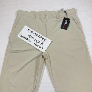 $138 Mens Size 36x34 Polo Ralph Lauren RLX Khaki Woven Tapered Golf Pants - Picture 1 of 19