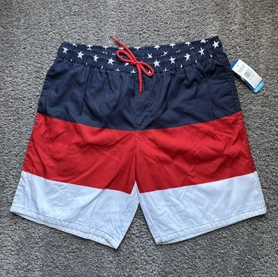 Nuevo bañador pantalones cortos Dream Wave bandera americana para hombre grandes estrellas patrióticas Foto 1 de 4