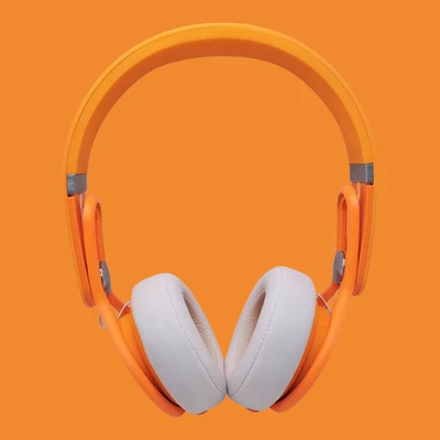 Beats Mixr Headphones Orange Wired – Great Condition w/ Case & Cable - Image 1 of 4