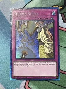 Solemn Strike CR GRCR-EN059 The Grand Creators Collector Rare Collectors Yugioh - Picture 1 of 2