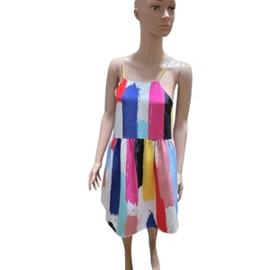 Crosby by Mollie Burch mehrfarbiges Kleid mit Pinselmuster - Größe XS - Bild 1 von 5