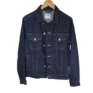 Old Navy Dark Blue Denim Jacket Built-In Tough | Size Small | Men's - Picture 1 of 11