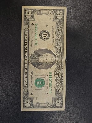 Twenty Dollar Bill ($20) Federal Reserve Note 1985, Vintage US. Currency - Image 1 of 4