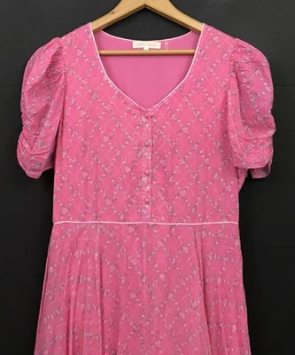 Maxi Vestido Floral Rosa Coralie Elegante Love Shack Talla 10 Foto 1 de 4