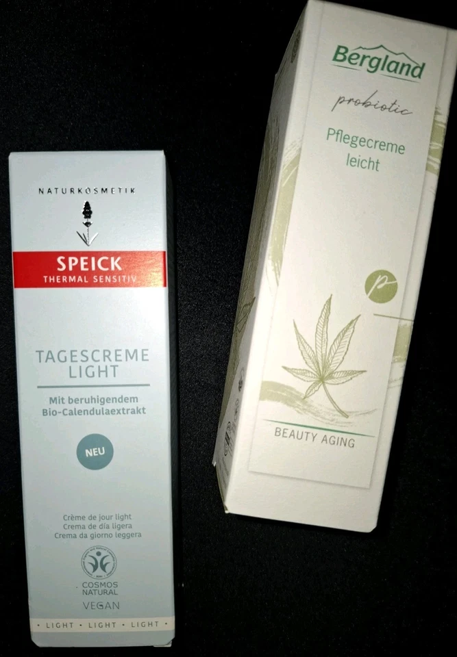 NEU Bergland + Speick Tagescreme Hyaluron Hanf Aloe Unisex Naturkosmetik - Bild 1 von 2