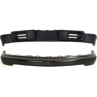 Bumper & Valance Kit For 1998-2003 Chevrolet S10 Front (Lower Valance) RWD Black Foto 1 de 4