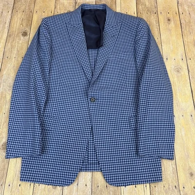 Brooks Brothers Regent Fit Unstructured Blazer Brookscool Reda Wool Gingham 42S - Image 1 of 4